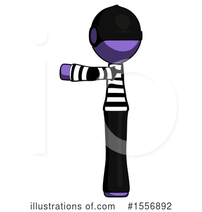 Royalty-Free (RF) Purple Design Mascot Clipart Illustration by Leo Blanchette - Stock Sample #1556892