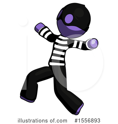 Royalty-Free (RF) Purple Design Mascot Clipart Illustration by Leo Blanchette - Stock Sample #1556893