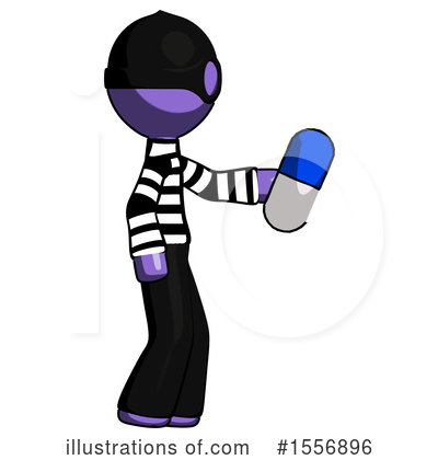 Royalty-Free (RF) Purple Design Mascot Clipart Illustration by Leo Blanchette - Stock Sample #1556896
