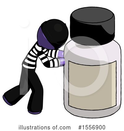 Royalty-Free (RF) Purple Design Mascot Clipart Illustration by Leo Blanchette - Stock Sample #1556900