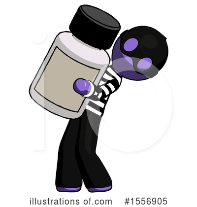 Royalty-Free (RF) Purple Design Mascot Clipart Illustration by Leo Blanchette - Stock Sample #1556905
