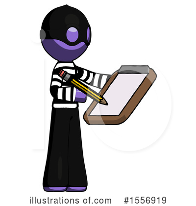 Royalty-Free (RF) Purple Design Mascot Clipart Illustration by Leo Blanchette - Stock Sample #1556919