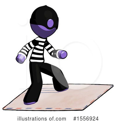 Royalty-Free (RF) Purple Design Mascot Clipart Illustration by Leo Blanchette - Stock Sample #1556924