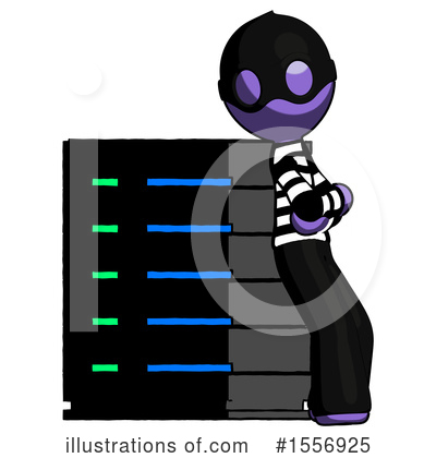Royalty-Free (RF) Purple Design Mascot Clipart Illustration by Leo Blanchette - Stock Sample #1556925