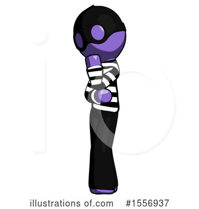 Royalty-Free (RF) Purple Design Mascot Clipart Illustration by Leo Blanchette - Stock Sample #1556937
