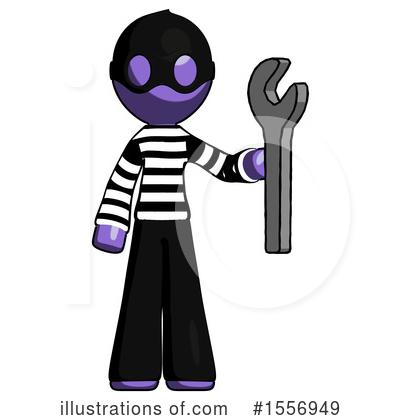 Royalty-Free (RF) Purple Design Mascot Clipart Illustration by Leo Blanchette - Stock Sample #1556949