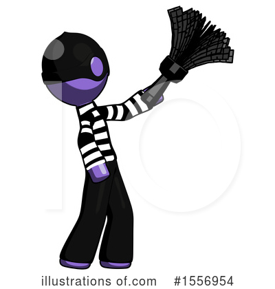 Royalty-Free (RF) Purple Design Mascot Clipart Illustration by Leo Blanchette - Stock Sample #1556954