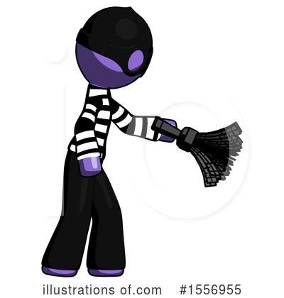 Royalty-Free (RF) Purple Design Mascot Clipart Illustration by Leo Blanchette - Stock Sample #1556955