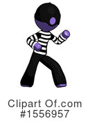 Purple Design Mascot Clipart #1556957 by Leo Blanchette