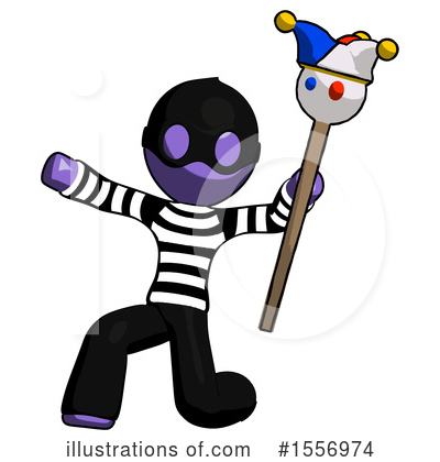 Royalty-Free (RF) Purple Design Mascot Clipart Illustration by Leo Blanchette - Stock Sample #1556974