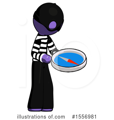 Royalty-Free (RF) Purple Design Mascot Clipart Illustration by Leo Blanchette - Stock Sample #1556981