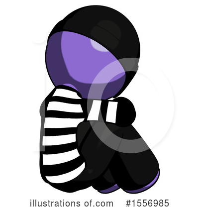 Royalty-Free (RF) Purple Design Mascot Clipart Illustration by Leo Blanchette - Stock Sample #1556985