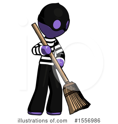 Royalty-Free (RF) Purple Design Mascot Clipart Illustration by Leo Blanchette - Stock Sample #1556986