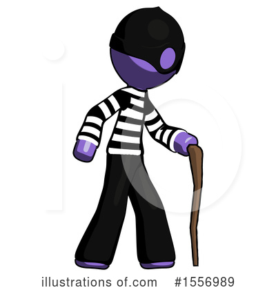 Royalty-Free (RF) Purple Design Mascot Clipart Illustration by Leo Blanchette - Stock Sample #1556989