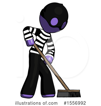Royalty-Free (RF) Purple Design Mascot Clipart Illustration by Leo Blanchette - Stock Sample #1556992