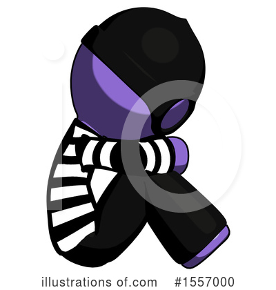 Royalty-Free (RF) Purple Design Mascot Clipart Illustration by Leo Blanchette - Stock Sample #1557000