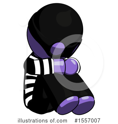Royalty-Free (RF) Purple Design Mascot Clipart Illustration by Leo Blanchette - Stock Sample #1557007