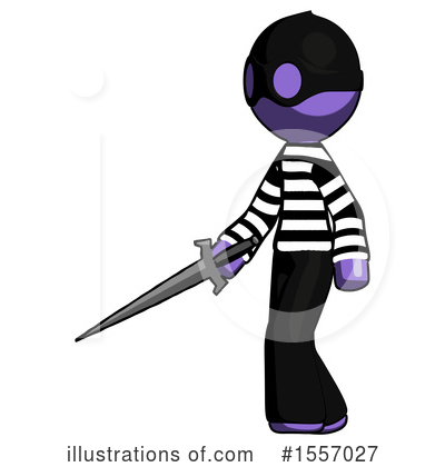 Royalty-Free (RF) Purple Design Mascot Clipart Illustration by Leo Blanchette - Stock Sample #1557027