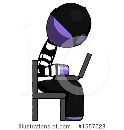 Royalty-Free (RF) Purple Design Mascot Clipart Illustration by Leo Blanchette - Stock Sample #1557028