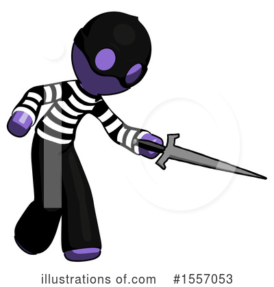 Royalty-Free (RF) Purple Design Mascot Clipart Illustration by Leo Blanchette - Stock Sample #1557053