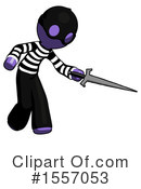 Purple Design Mascot Clipart #1557053 by Leo Blanchette