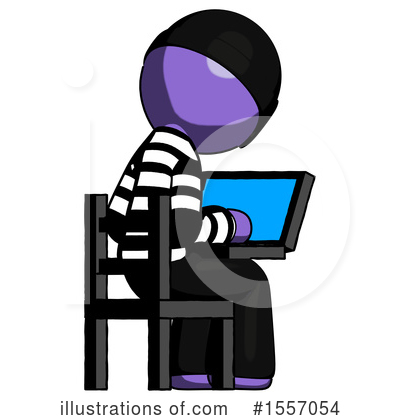 Royalty-Free (RF) Purple Design Mascot Clipart Illustration by Leo Blanchette - Stock Sample #1557054