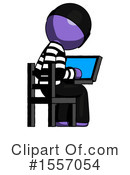 Purple Design Mascot Clipart #1557054 by Leo Blanchette