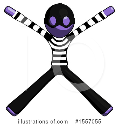 Royalty-Free (RF) Purple Design Mascot Clipart Illustration by Leo Blanchette - Stock Sample #1557055