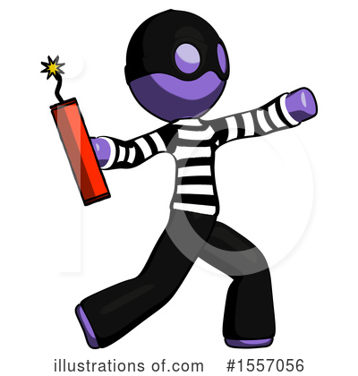 Royalty-Free (RF) Purple Design Mascot Clipart Illustration by Leo Blanchette - Stock Sample #1557056