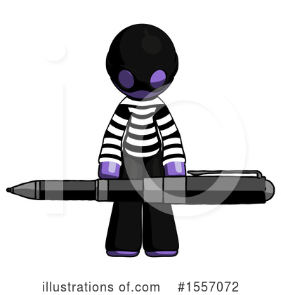 Royalty-Free (RF) Purple Design Mascot Clipart Illustration by Leo Blanchette - Stock Sample #1557072