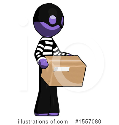 Royalty-Free (RF) Purple Design Mascot Clipart Illustration by Leo Blanchette - Stock Sample #1557080