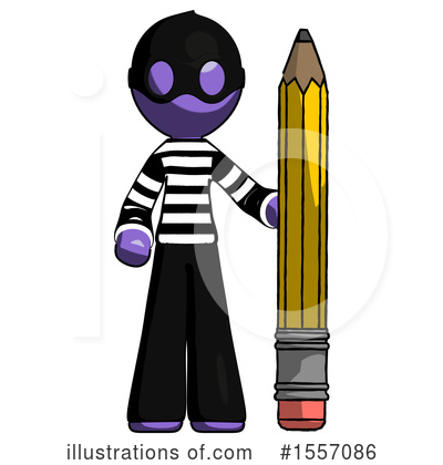Royalty-Free (RF) Purple Design Mascot Clipart Illustration by Leo Blanchette - Stock Sample #1557086
