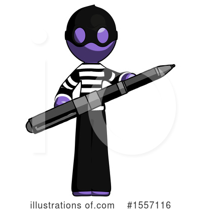 Royalty-Free (RF) Purple Design Mascot Clipart Illustration by Leo Blanchette - Stock Sample #1557116