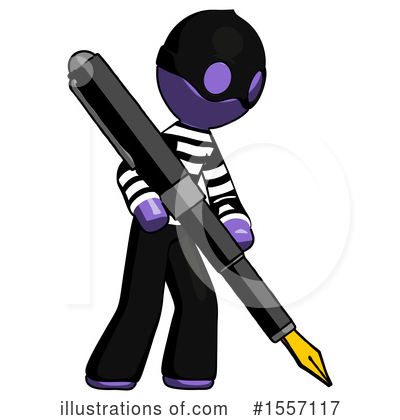 Royalty-Free (RF) Purple Design Mascot Clipart Illustration by Leo Blanchette - Stock Sample #1557117