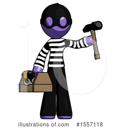 Royalty-Free (RF) Purple Design Mascot Clipart Illustration by Leo Blanchette - Stock Sample #1557118