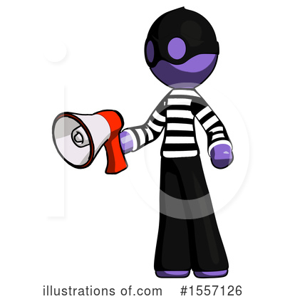 Royalty-Free (RF) Purple Design Mascot Clipart Illustration by Leo Blanchette - Stock Sample #1557126