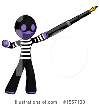 Royalty-Free (RF) Purple Design Mascot Clipart Illustration by Leo Blanchette - Stock Sample #1557130