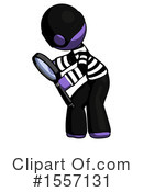Purple Design Mascot Clipart #1557131 by Leo Blanchette