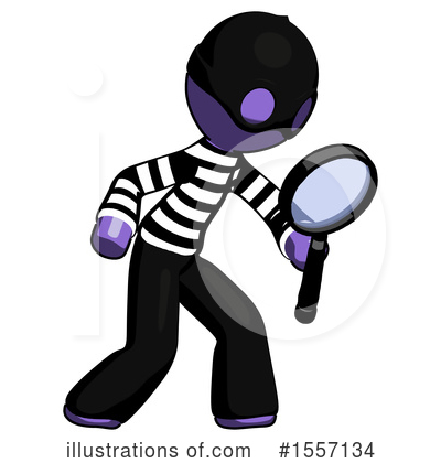 Royalty-Free (RF) Purple Design Mascot Clipart Illustration by Leo Blanchette - Stock Sample #1557134