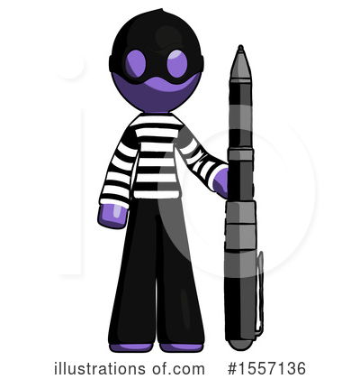 Royalty-Free (RF) Purple Design Mascot Clipart Illustration by Leo Blanchette - Stock Sample #1557136