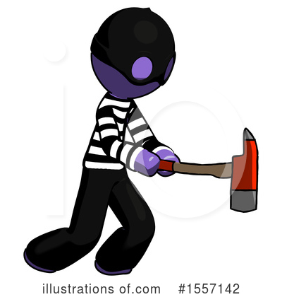 Royalty-Free (RF) Purple Design Mascot Clipart Illustration by Leo Blanchette - Stock Sample #1557142