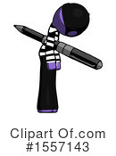 Purple Design Mascot Clipart #1557143 by Leo Blanchette