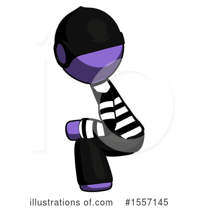 Royalty-Free (RF) Purple Design Mascot Clipart Illustration by Leo Blanchette - Stock Sample #1557145