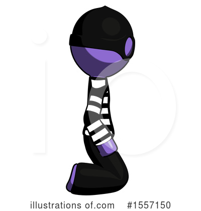 Royalty-Free (RF) Purple Design Mascot Clipart Illustration by Leo Blanchette - Stock Sample #1557150