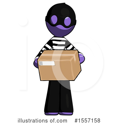 Royalty-Free (RF) Purple Design Mascot Clipart Illustration by Leo Blanchette - Stock Sample #1557158