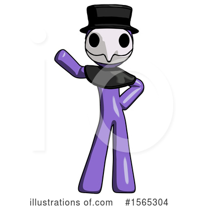 Royalty-Free (RF) Purple Design Mascot Clipart Illustration by Leo Blanchette - Stock Sample #1565304