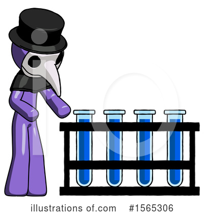 Royalty-Free (RF) Purple Design Mascot Clipart Illustration by Leo Blanchette - Stock Sample #1565306