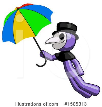 Royalty-Free (RF) Purple Design Mascot Clipart Illustration by Leo Blanchette - Stock Sample #1565313