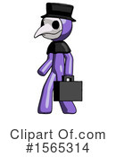Purple Design Mascot Clipart #1565314 by Leo Blanchette