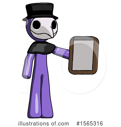 Royalty-Free (RF) Purple Design Mascot Clipart Illustration by Leo Blanchette - Stock Sample #1565316
